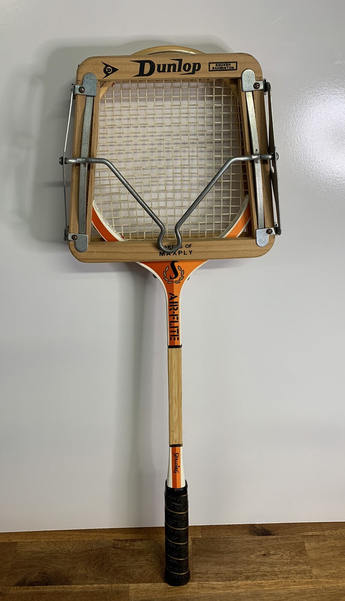 Sporting Memorabilia - Vintage wooden Spalding badminton racket as per