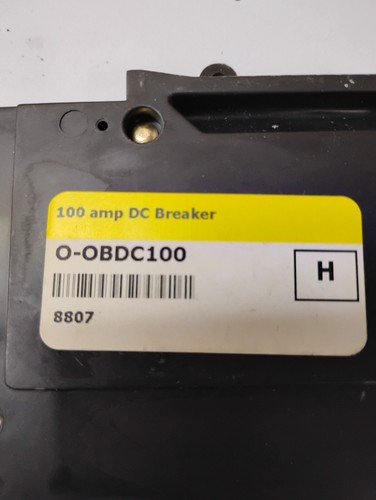 1- Airpax LR26229 100 AMP 1 Pole 125 Volt DC Circuit Breaker - Picture 4 of 4
