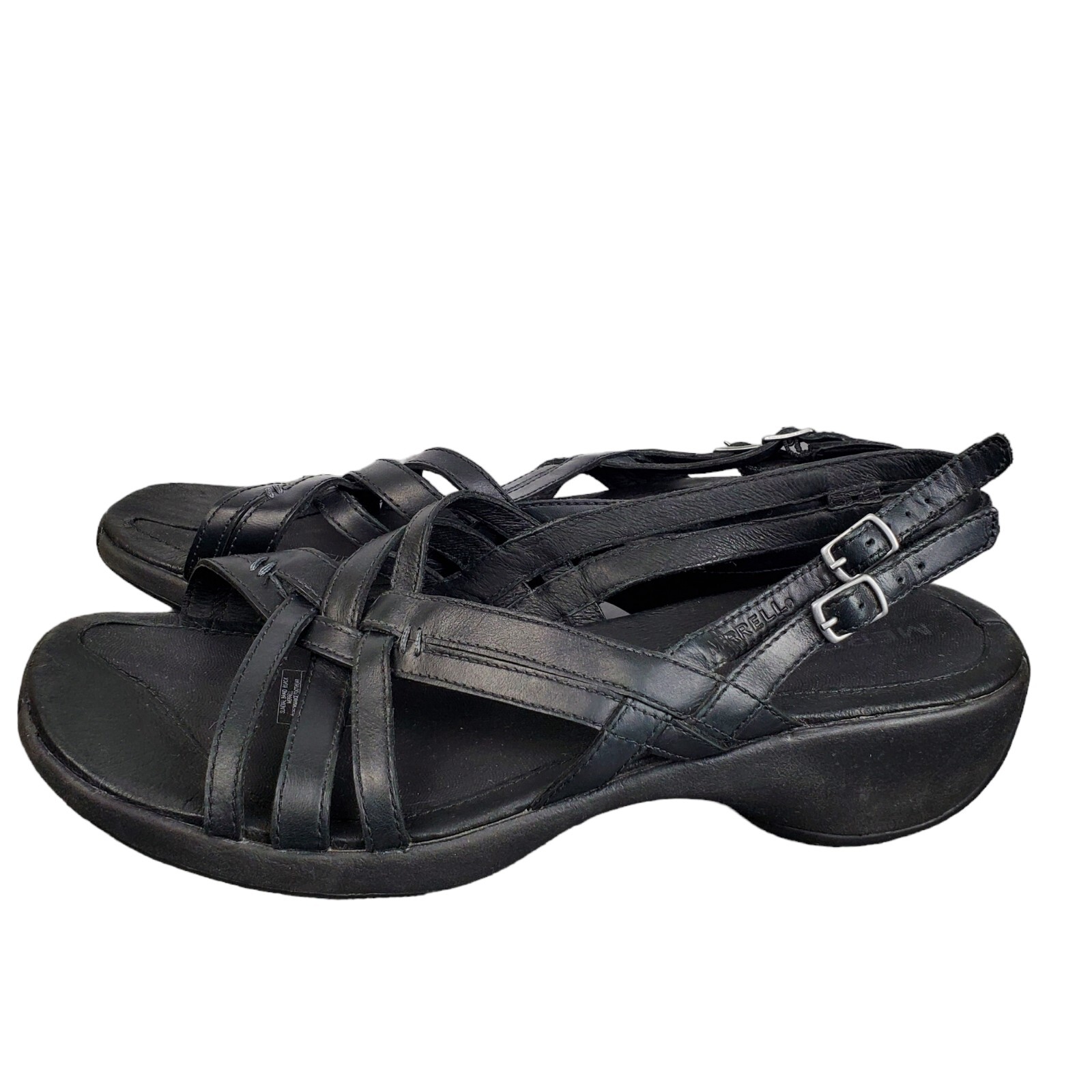 Sandali Merrell Sundial Treccia Nero Slingback Tg 11