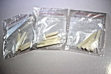 6 SETS OF BONE BRIDGE ACOUSTIC GUITAR SADDLE AND NUT