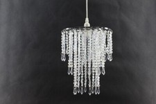Modern Ceiling Pendant Light Shade Acrylic Crystal Easy Fit Chandelier Lampshade