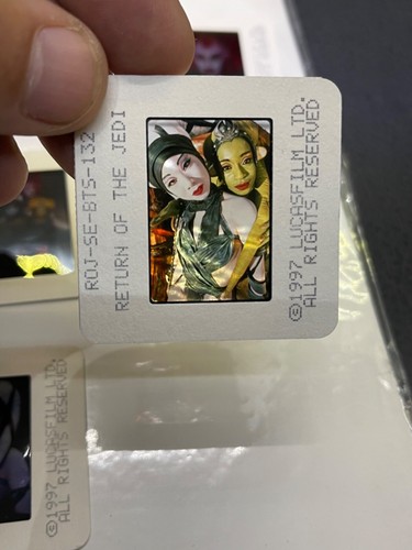 Star Wars 1997 press kit photo slides freeze frame Jabaa dancers rare promo item - Picture 6 of 9