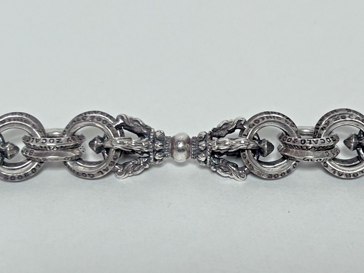 ZOCALO Bracelet Bird Dorje 8.2in Silver Japanese Brand Made ZOCALO Bracelet Bird Dorje 8.2in Silver Japanese Brand Made
