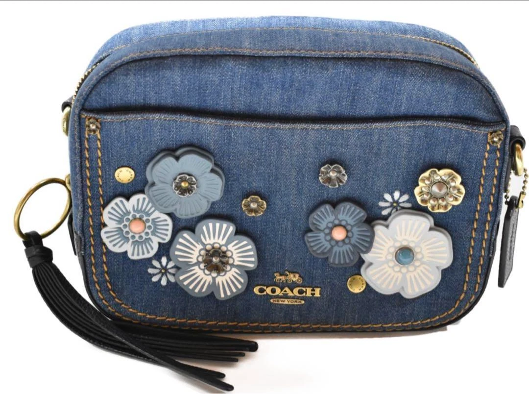 Coach Denim Exterior Floral Bags & Handbags for Women for sale | eBay