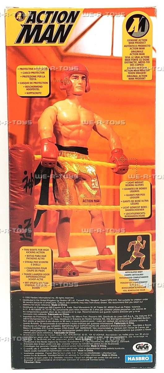 Action Man Kick Boxer with Gloves Head Gear 1995 Hasbro #27549