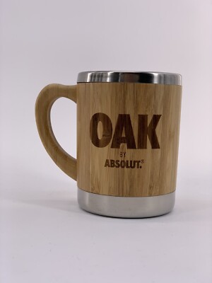 ABSOLUT OAK Vodka Holz Becher NEU OVP Glas Gläser Longdrink Cocktail