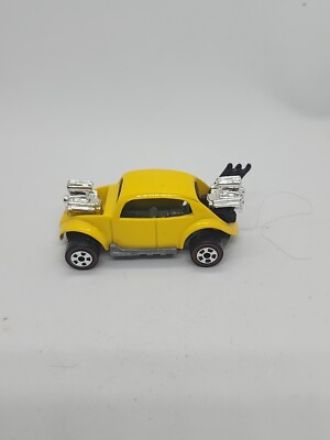 Johnny Lightning Commemorative VW Volkswagen Bug Bomb Yellow 1994 Loose Red-Line