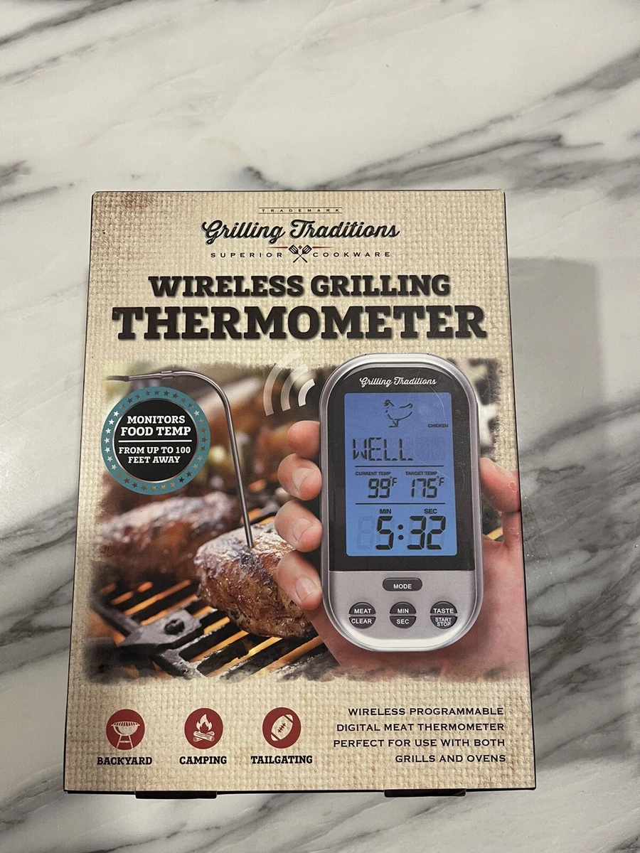 Grilling traditions top wireless grilling thermometer