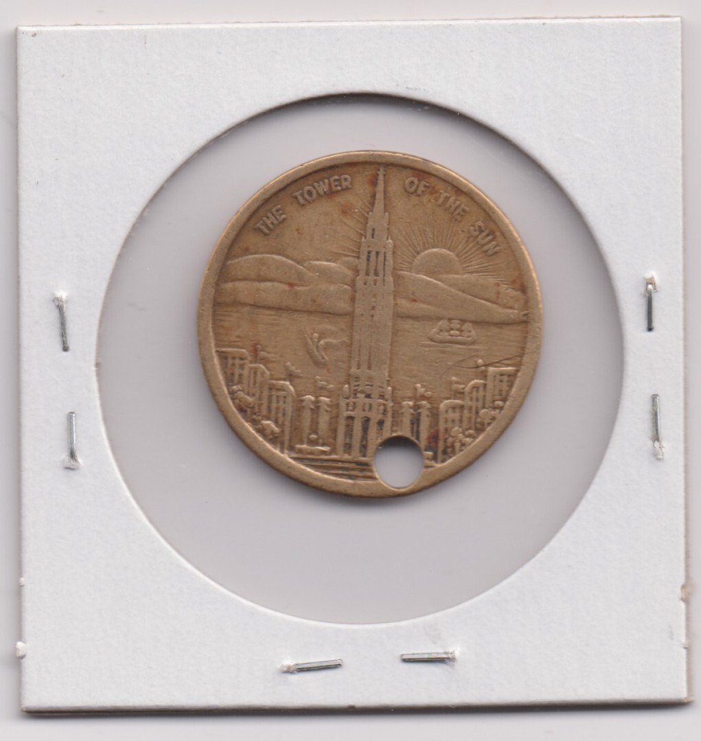 1939 Golden Gate International Expo- Tower of the Sun token