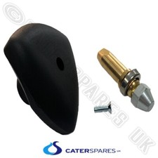 KUROMA PRESSURE FRYER TOP TRIANGLE LID HANDLE & CENTRE SPINDLE SHAFT COMPLETE