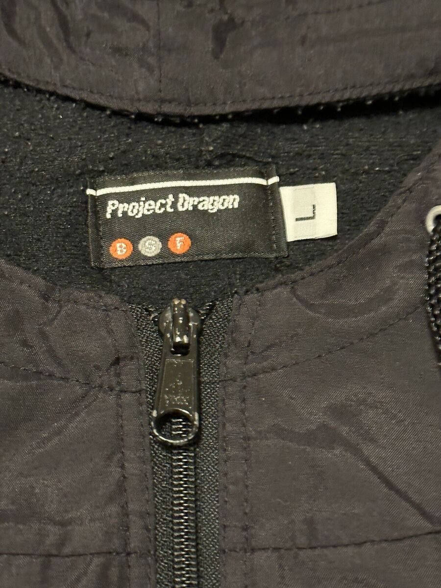 Project Dragon Half Zip Anorak Jacket Coat L Futura 2000 Project Dragon Half Zip Anorak Jacket Coat L Futura 2000