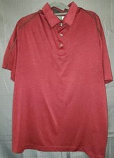 Ben Hogan Performance Polo Golf Shirt Short Sleeve Red Men's Size Large