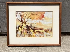 UNIQUE ORIGINAL signed watercolor, not a print or lithograph, by Tom Lynch
