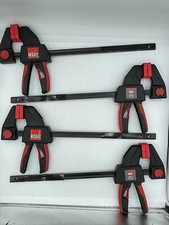 BESSEY 4 Pc Trigger Clamp Set - 12” X 3 1/8” 300 Lbs Clamping Force EHKL12 - NEW