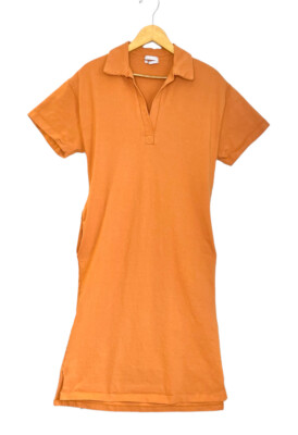 knee length dresses for ladies Urban Outfitters UO Spencer Polo Shirt Midi Dress  White Chocolate Couture