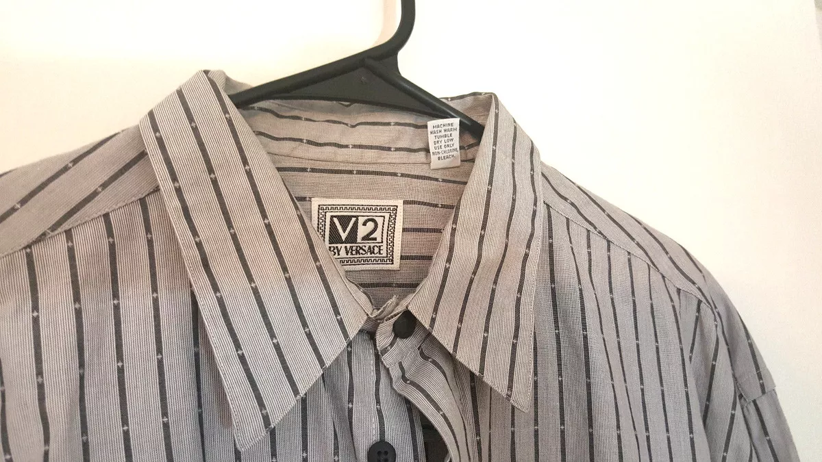 Versace mens cheap shirt ebay