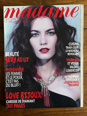 MADAME FIGARO Dec 2010 - Patrycja - Mode LOVE BIJOUX Fashion Beaute Style Pub
