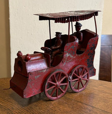 Early Dayton Clark Steel &Wood Hill Climber Friction Flywheel Touring Car