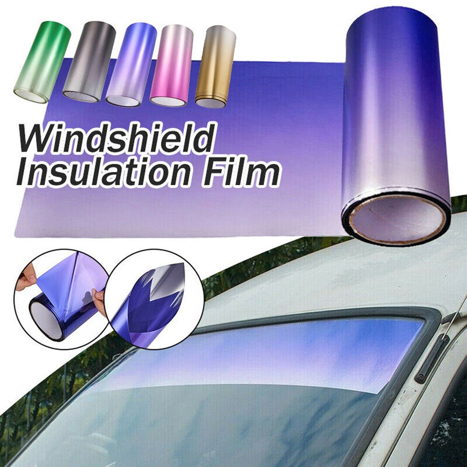 Universal Car Windshield Tint Film Strip Sun Shade Visor Sticker UV