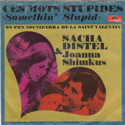 Sacha Distel & Joanna Shimkus Ces 7'' Single Mono Vinyl Schallplatte 73688