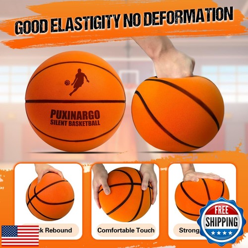 Silent Basketball Size 7 (29.5") Upgrade Dribble Dream Si-Lent BasketBall, Fo - Picture 5 of 5