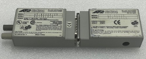 Allied Telesis CentreCOM AT-MC12T + AT-MX40F/ST Modules - Picture 2 of 5