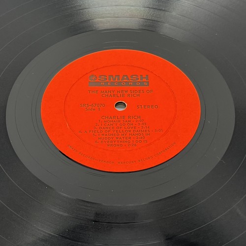 CHARLIE RICH: the many new sides of charlie rich SMASH 12" LP SRS-67070 VG+/VG+ - Picture 4 of 5