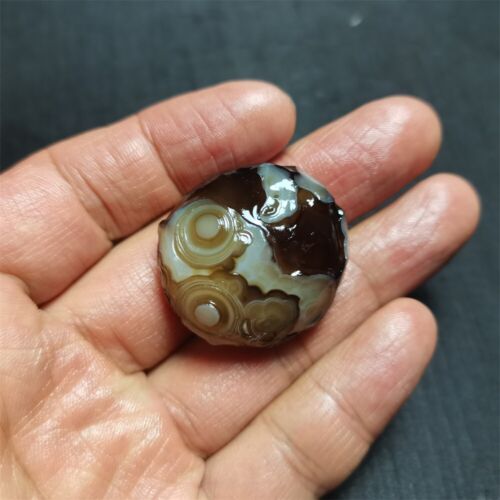 Rare 21.6 G Natural Gobi Agate Eyes Agate/stone Madagascar 32702 - Picture 5 of 14