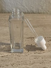 50 Pcs Clear Glass Vial With White Dropper Essential Oils