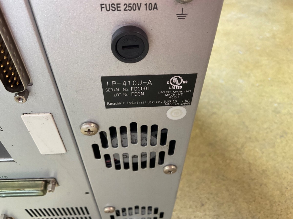 Panasonic LP-400 CO2 Laser Marker CONTROLLER LP-410U-A | eBay