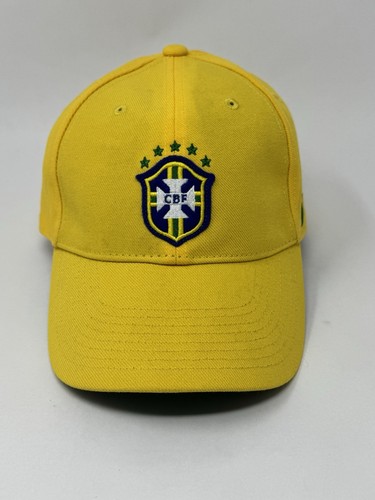 Nike Brasil CBF Soccer Legacy 91 Yellow Cap Hat Brazil 547158 703
