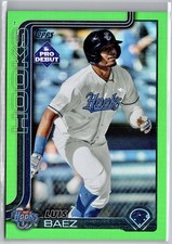 2025 Topps Pro Debut #PD-174 Luis Baez Green Foil #/99