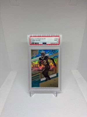 2022 Panini Donruss Elite - Rookies Chris Olave #122 Teal /25 (RC)