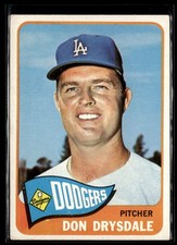 1965 Topps Don Drysdale EX Set Break #260