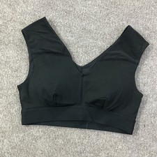 Tommie Copper Sports Bra Womens Small Black Copper Znergy Compression Activewear