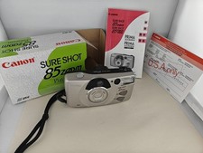 Vintage 1998 Canon Sure Shot 85 Zoom Date 38-85mm Point and Shoot Film Camera 
