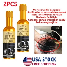 2x Boost Up Vehicle Engine Catalytic ConverterCleaner Multipurpose Deep Cleaning