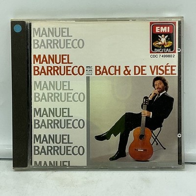 Manuel Barrueco Plays Bach & De Visée (CD, 2007) - Preloved - FREE SHIPPING