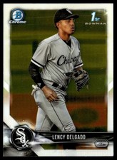 2018 Bowman Draft Chrome Lency Delgado Chicago White Sox #BDC-37