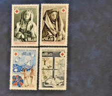 1973 1974 FRANCE  CROIX ROUGE 4T 1779 1780 1828 1829 NEUFS SANS TRACE