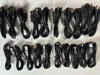 20x Nintendo USB Charger: fits 3DS / 2DS / DSi / XL (Bundle)