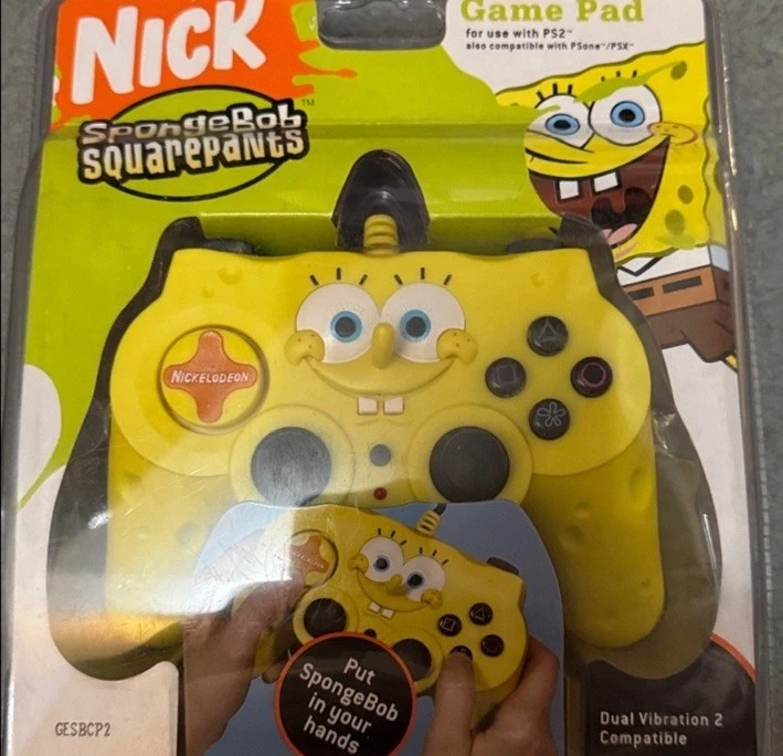 2004 PlayStation 2 Spongebob Squarepants Controller RARE  ps2 Nickelodeon DD10 - Image 3 of 4