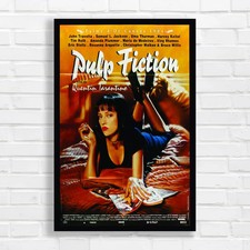 Pulp Fiction Retro Movie Canvas Print Large Picture Wall Art