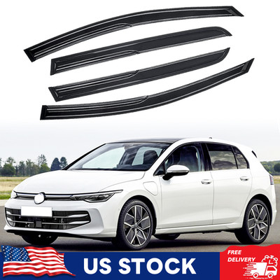 Out-channel Mugen Style Window Visor Rain Guard For VW Golf MK8 Mk8.5 2022-2026