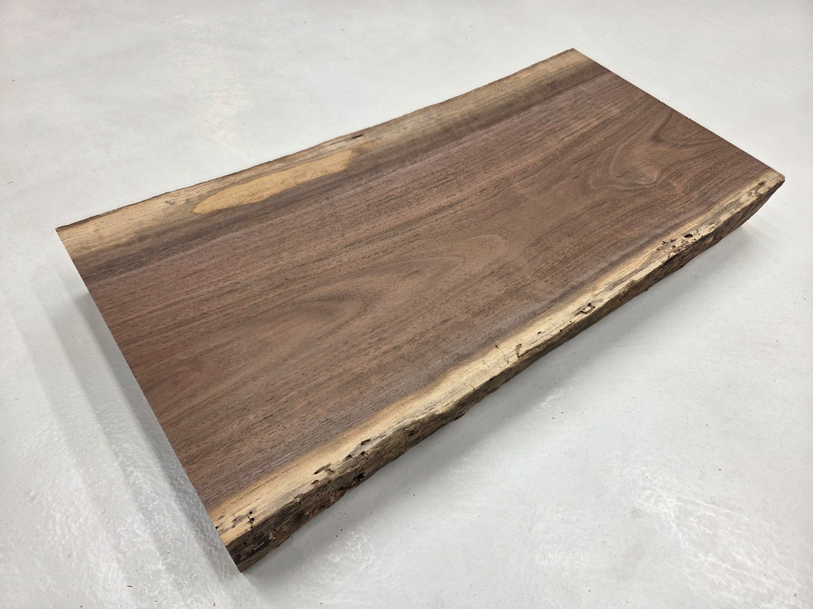 23" Very Cool  Unique Walnut Live-edge Slab Lumber Kiln-dried Wood