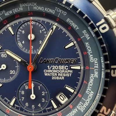 LAND CRUISER Lc005 Chronograph JAPAN Made Lc80, Lc100, Lc200