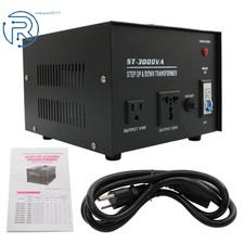 110v to 220v/220v to 110v Step Up/Down 3000 W Voltage Converter Transformer