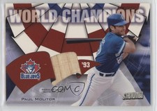 2002 Topps Stadium Club World Champions Relics Paul Molitor #WC-PM HOF g5i
