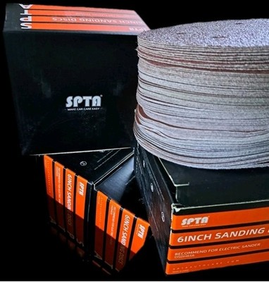 SPTA 100 tlg. 150mm 40 80  120 180 320 600 800 1000 1500 2000 Schleifpapier 