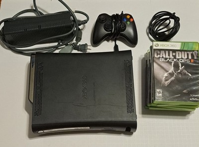 Xbox 360 Elite 120GB Bundle W/ 8 Games Cables Tested Working *Read Description*